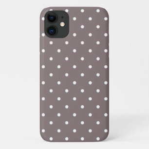 Fifties Brown Polka Dot iPhone, Plus and Pro Case