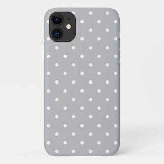 Fifties Gray Polka Dot iPhone, Plus and Pro Case