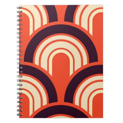 Fifties Retro Abstract Notebook
