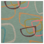 Fifties Style Aqua | Atomic Shapes Fabric