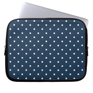 Fifties Style Blue Polka Dot Laptop/iPad 2 Case