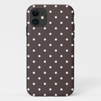 Fifties Style Brown Polka Dot iPhone 5 Case