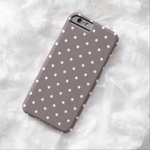 Fifties Style Driftwood Polka Dot iPhone 6 case
