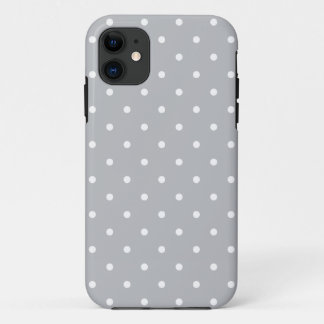 Fifties Style Gray Polka Dot iPhone 5/5S Case