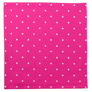 Hot Polka Napkins Zazzle Fifties Style Hot Pink Polka Dot Cloth Napkin