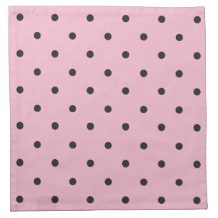Light Pink Polka Dot Napkins Zazzle Fifties Style Pink Polka Dot Cloth Napkin
