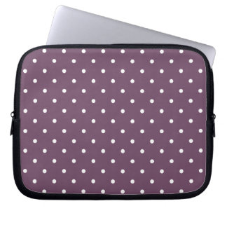 Fifties Style Purple Polka Dot Laptop/iPad 2 Case