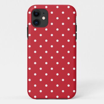 Fifties Style Red Polka Dot Iphone 5/5s Case by ipad_n_iphone_cases at Zazzle