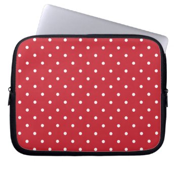 Fifties Style Red Polka Dot Laptop/ipad 2 Case by ipad_n_iphone_cases at Zazzle
