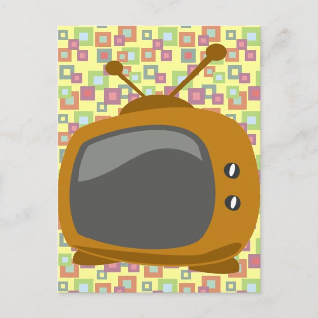 Fifties TV Postcard (Front)