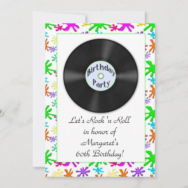 FiftiesThemed Invitation (Front)