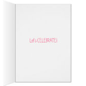 Fiftieth Celebration | Customizable Card (Inside (Right))