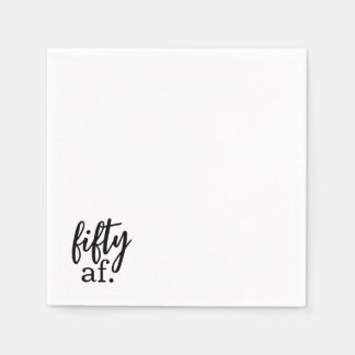 Fifty Af Cocktail Napkins