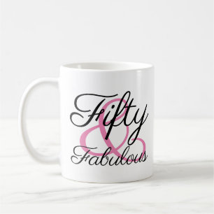 Fifty and Fabulous 50th Birthday Party Coffee Mug