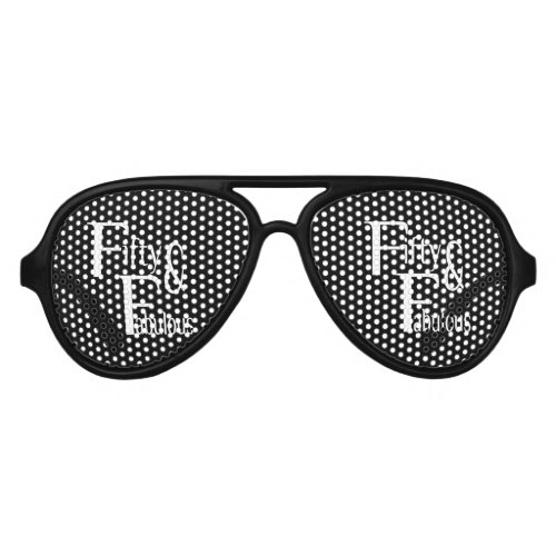 Fifty and Fabulous Aviator Sunglasses