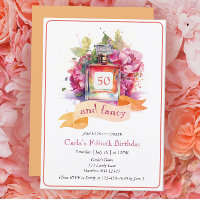 Fifty and Fancy Fun Womens Birthday