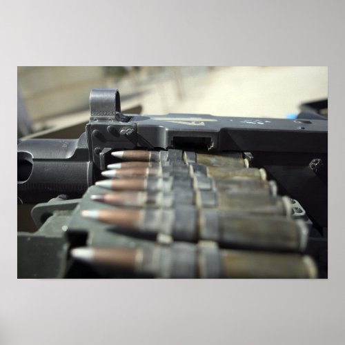 Fifty_caliber machine gun rounds poster
