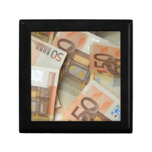 Fifty Euro Money Art Gift Box