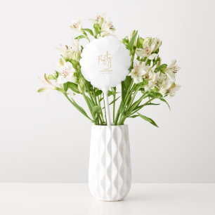 Fifty Gold Lettering 50th birthday decor Balloon