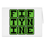 Fifty Nine, Number 59 (Front Horizontal)