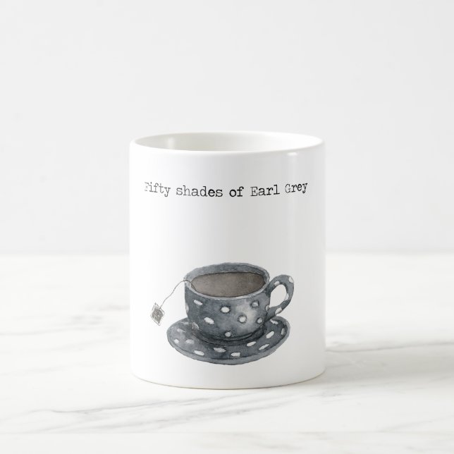 Fifty Shades Of Earl Gray 50 Shades Of Gray Mug (Center)