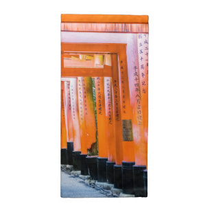 Fifty shades of orange - Senbon Torii, Kyoto Cloth Napkin