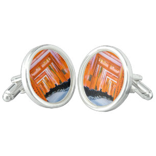 Fifty shades of orange - Senbon Torii, Kyoto Cufflinks