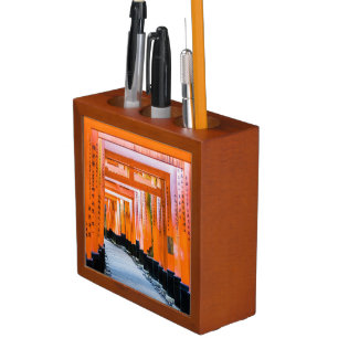 Fifty shades of orange - Senbon Torii, Kyoto Desk Organizer