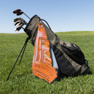 Fifty shades of orange - Senbon Torii, Kyoto Golf Towel