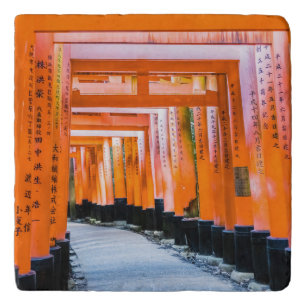 Fifty shades of orange - Senbon Torii, Kyoto Trivet
