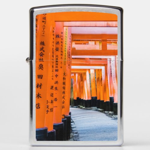 Fifty shades of orange _ Senbon Torii Kyoto Zippo Lighter