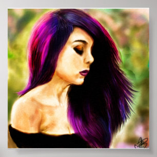 Fifty Shades Of Purple Poster