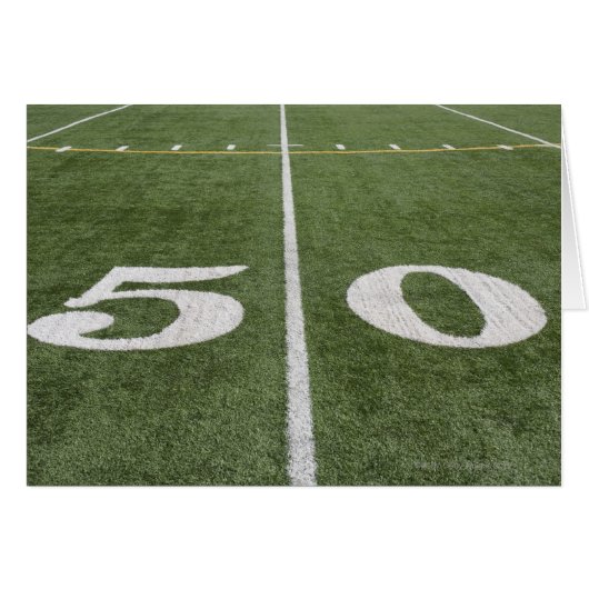 Fifty yard line cards (Front Horizontal)