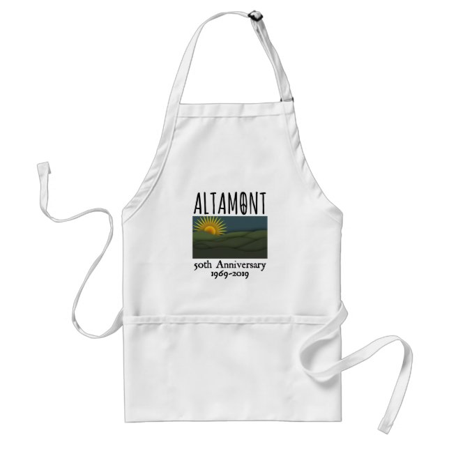 Fifty Years Altamont Speedway Free Concert 1969 Adult Apron (Front)