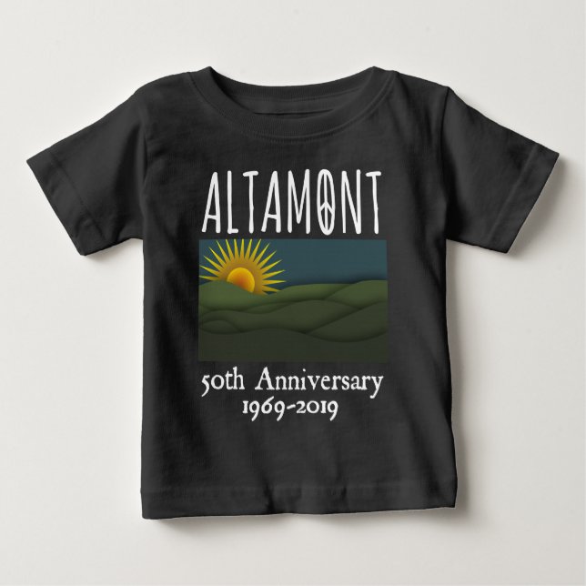 Fifty Years Altamont Speedway Free Concert 1969 Baby T-Shirt (Front)