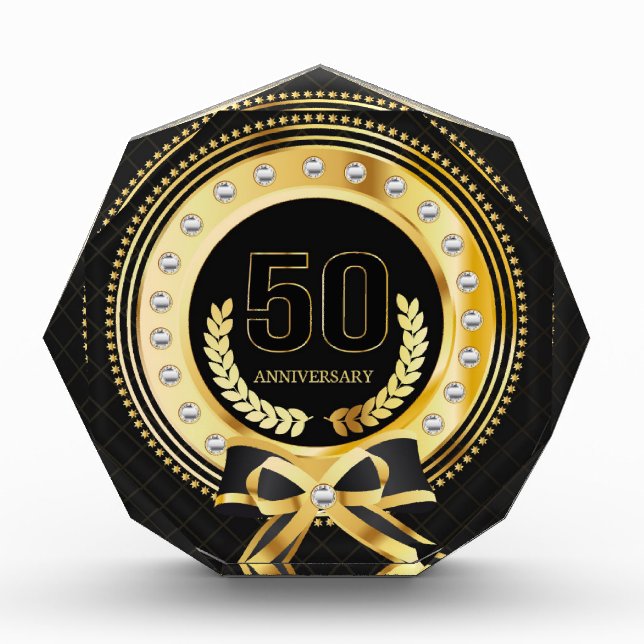Fifty Years Celebration Acrylic Award (Front)
