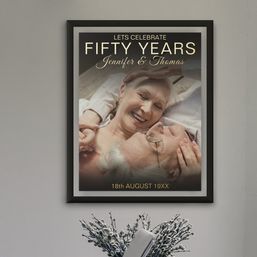 Fifty Years  Golden Anniversary Welcome Sign