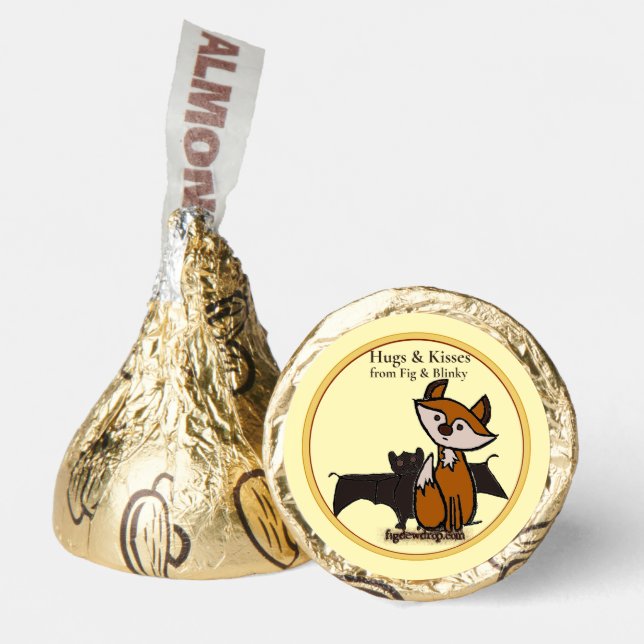 Fig & Blinky Hugs and Kisses Hershey®'s Kisses® (Front)