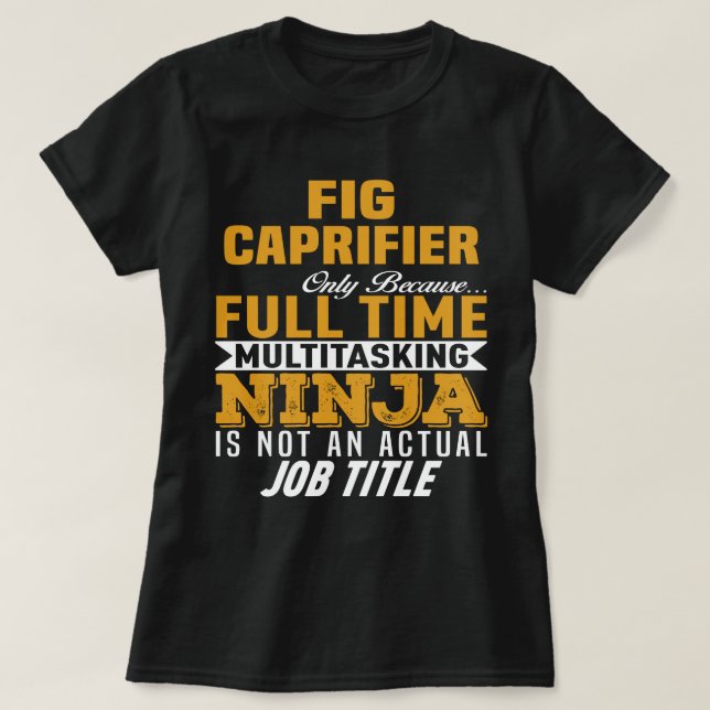 Fig Caprifier T-Shirt (Design Front)