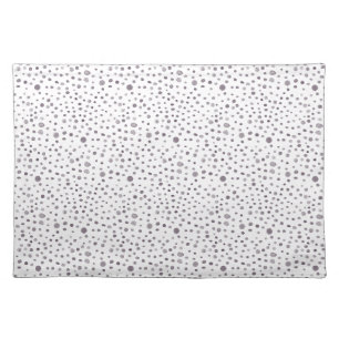 Fig Confetti Watercolor Dots Cloth Placemat