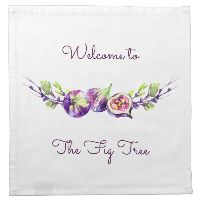 Fig Dinner Napkins (Front)