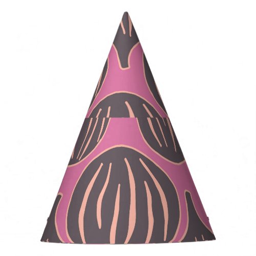 Fig Fantasy Vintage Holiday Seamless Party Hat