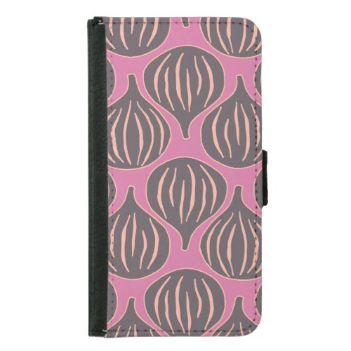 Fig Fantasy Vintage Holiday Seamless Samsung Galaxy S5 Wallet Case