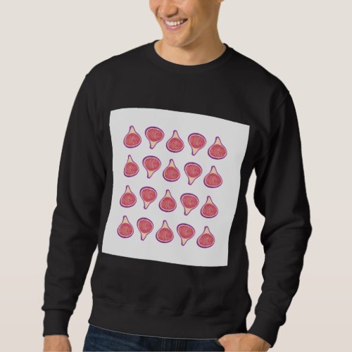 Fig Fruit Drawing Kitchen Nook Print Decor Gift Sweatshirt