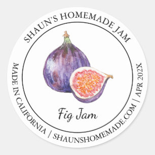 Fig Jam Modern label