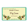 Fig Jam or Preserves Canning Jar Food Label
