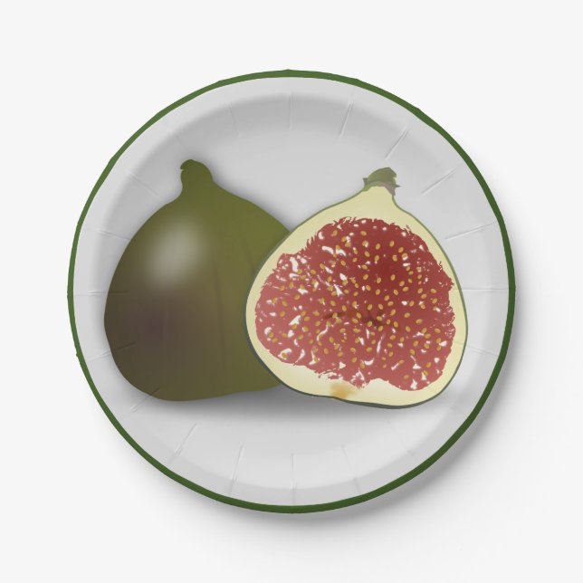 Fig Paper Plates (Front)