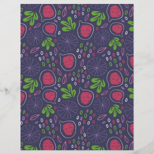Fig Paper Sheet | Zazzle