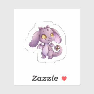 Fig the Dragon Sticker