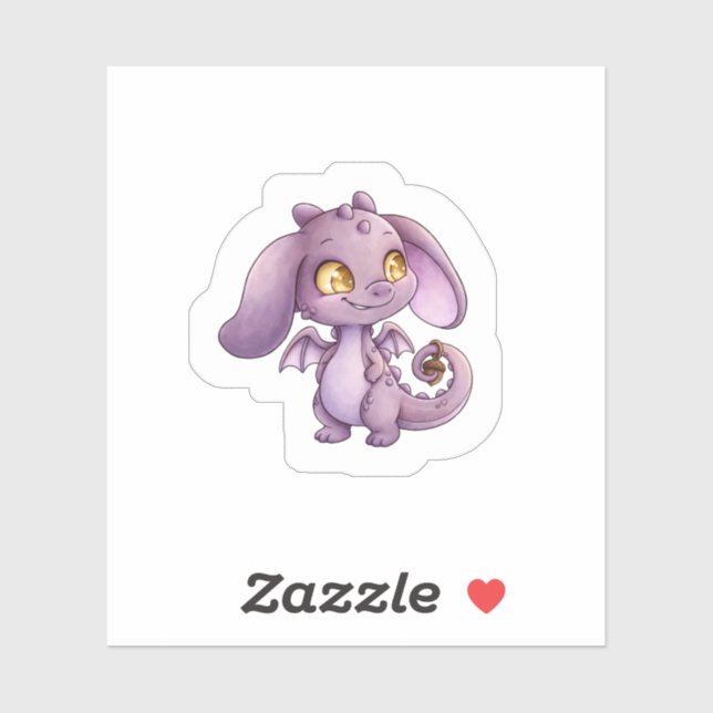 Fig the Dragon Sticker (Sheet)